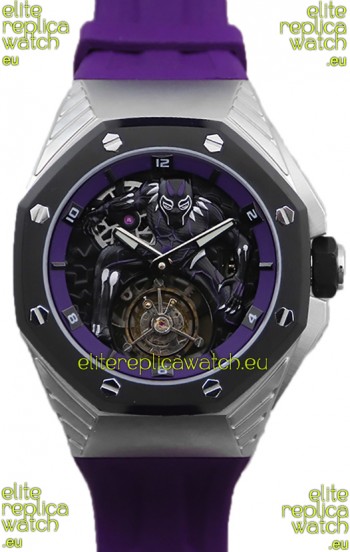 Audemars Piguer Royal Oak Flying Tourbillon Titanium "Black Panther" 1:1 Swiss Replica Watch 