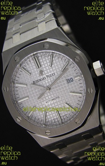 Audemars Piguet Royal Oak 41MM Silver Dial Steel Strap - 1:1 Mirror Ultimate Edition