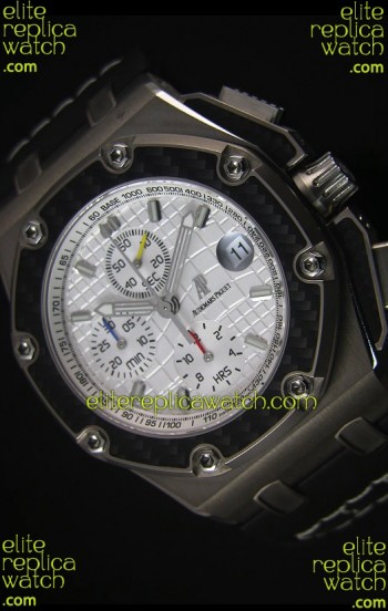 Audemars Piguet Royal Oak Offshore Juan Pablo Montoya Swiss Watch 3120 Movement White Dial - 1:1 Mirror