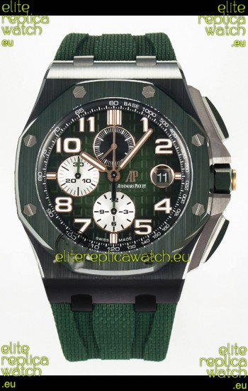Audemars Piguet Royal Oak Offshore Super Clone Edition Green Ceramic Watch 
