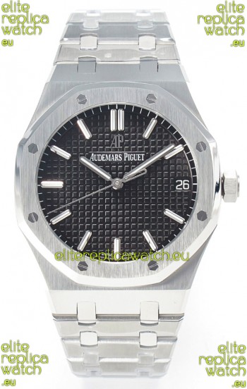 Audemars Piguet Royal Oak 15500 41MM 904L Steel Black Dial Super Clone Replica Watch 