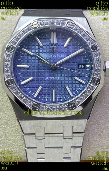 Audemars Piguet Royal Oak 37MM Blue Dial Watch in 3120 Movement - 1:1 Mirror Replica