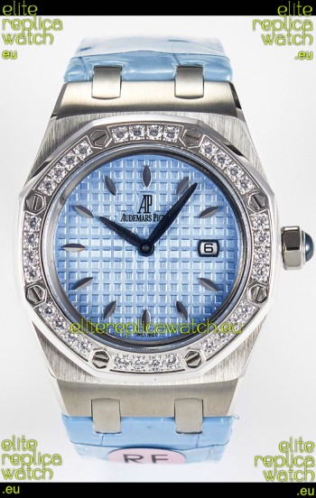 Audemars Piguet Royal Oak 33MM 904L Steel Quartz Blue Dial Swiss Replica Watch