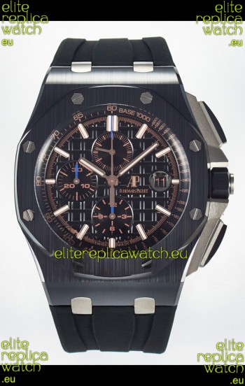 Audemars Piguet Royal Oak Offshore Ceramic Black Dial 1:1 Super Clone Replica Watch