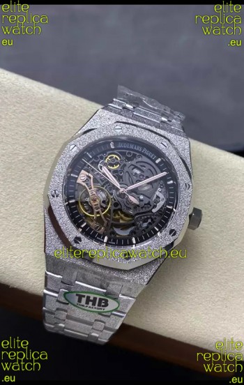 Audemars Piguet Royal Oak Double Balance Wheel Openworked FROSTED Edition 1:1 Superclone Replica Watch