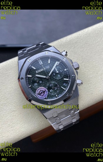Audemars Piguet Royal Oak Chronograph 1:1 Mirror Replica - 904L Steel in Green Dial 41MM