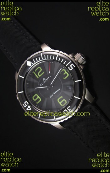Blancpain 500 Fathoms Swiss Replica Watch in Grey Dial - 1:1 Mirror Edition