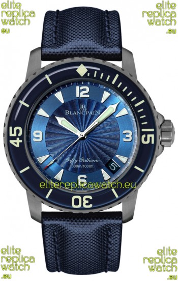 Blancpain Fifty Fathoms Automatique Titanium Edition Swiss Replica Watch in 1:1 Mirror Quality