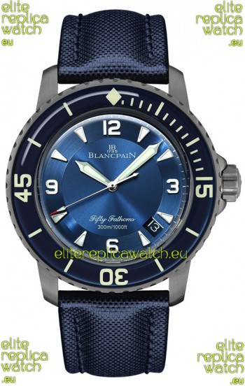 Blancpain Fifty Fathoms Automatique Titanium Edition Swiss Replica Watch in 1:1 Mirror Quality