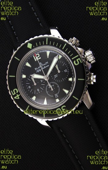 Blancpain Blancpain Fifty Fathoms Chronograph Flyback Black 1:1 Mirror Replica Watch