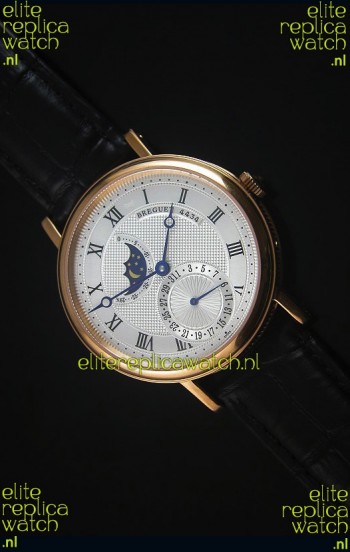 Breguet Classique Moonphase Rose Gold Swiss Replica Watch