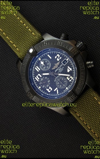 Breitling Avenger Titanium Case Swiss Replica Watch Carbon Dial 1:1 Mirror Replica Watch