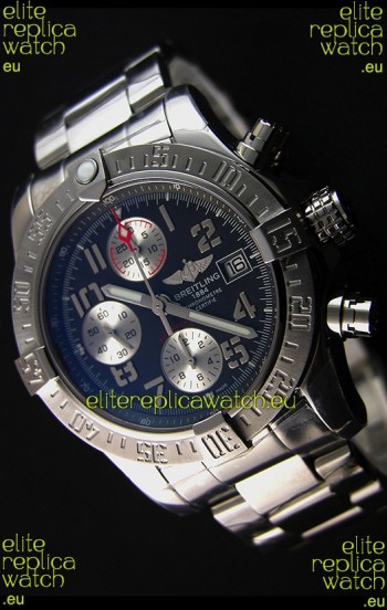 Breitling Skyland Avenger Chronograph Swiss Replica Watch Dark Grey Dial 1:1 Mirror Replica