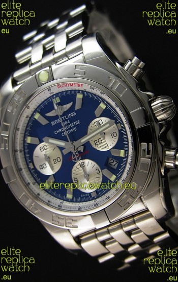 Breitling Chronomat B01 Blue Dial Swiss Replica Watch 1:1 Mirror Replica Edition 