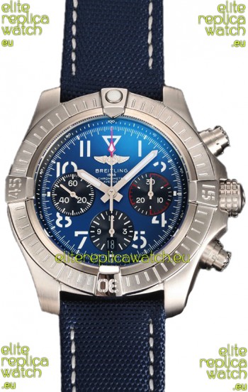 Breitling Avenger Chronograph 45 Blue Dial 1:1 Mirror Swiss Replica Watch 