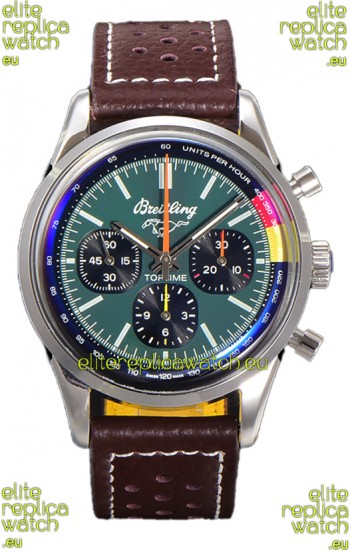 Breitling Top Time B01 Ford Mustang Leather Strap 1:1 Mirror Swiss Replica Watch 