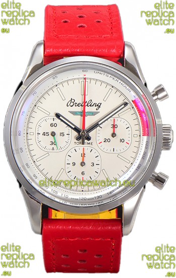 Breitling Top Time B01 Ford Thunderbird Leather Strap 1:1 Mirror Swiss Replica Watch 