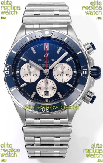 Breitling Chronomat B01 42 Edition Swiss 904L Steel Casing Blue Dial 1:1 Mirror Replica Watch