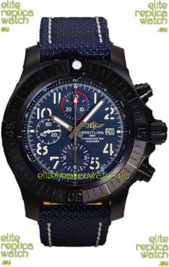 Breitling Avenger Chronograph 45 Blue Dial 1:1 Mirror Swiss Replica Watch 