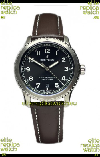 Breitling Navitimer Aviator 8 Automatic 41 Black Dial 1:1 Mirror Swiss Replica Watch 