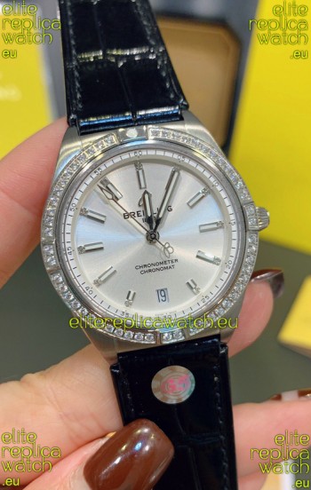 Breitling Chronomat Automatic 36MM 1:1 Mirror Swiss Replica Watch Steel Case