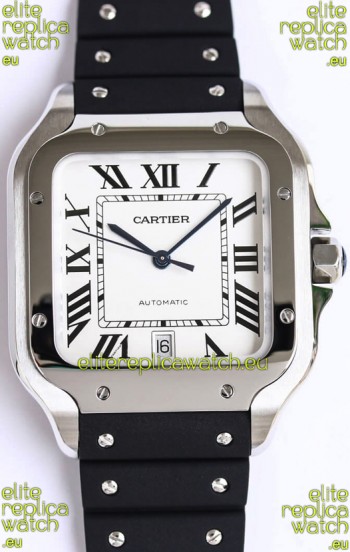 Santos De Cartier Stainless Steel Casing 1:1 Mirror Swiss Replica Watch 40MM