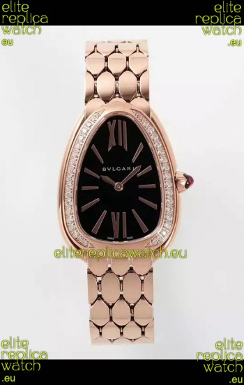 Bvlgari Serpenti Seduttori Edition in Rose Gold Casing Super Clone Watch