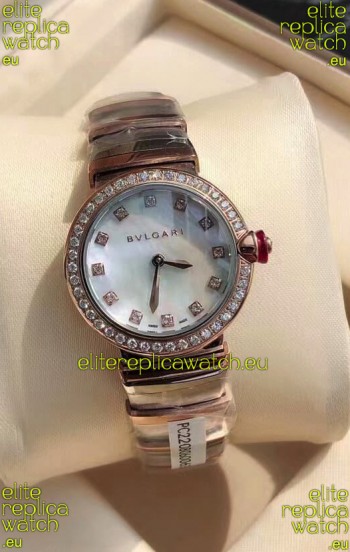 Bvlgari LVCEA Edition Watch in Two Tone Rose Gold Steel - 1:1 Mirror Replica