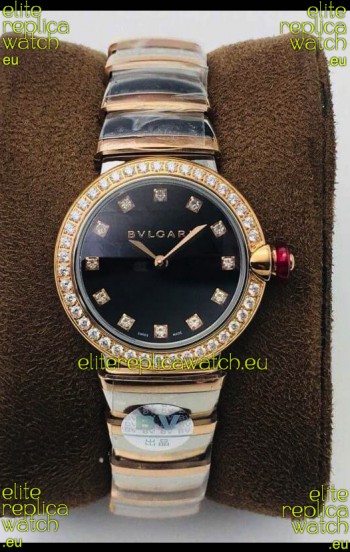 Bvlgari LVCEA Edition Watch in Two Tone Rose Gold Steel - 1:1 Mirror Replica