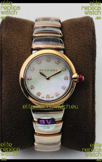 Bvlgari LVCEA Edition Watch in Two Tone Rose Gold Steel - 1:1 Mirror Replica