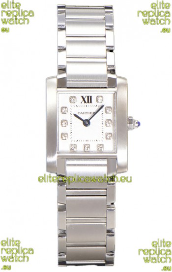 Cartier Tank Francaise Stainless Steel Swiss Quartz Replica Watch 25.70MM