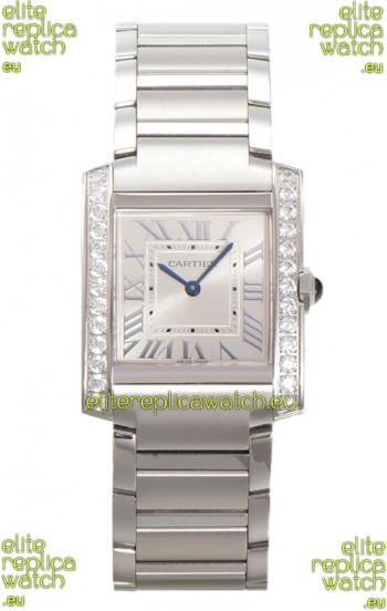 Cartier Tank Francaise Stainless Steel Swiss Quartz Replica Watch 25.70MM