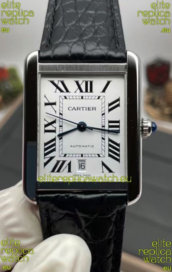 Cartier Tank Solo Swiss Automatic Watch in Stainless Steel Casing 31MM Wide - Superlone Edition