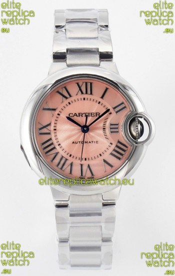 Ballon De Cartier Swiss Automatic 1:1 Mirror Quality 33MM in Steel Casing