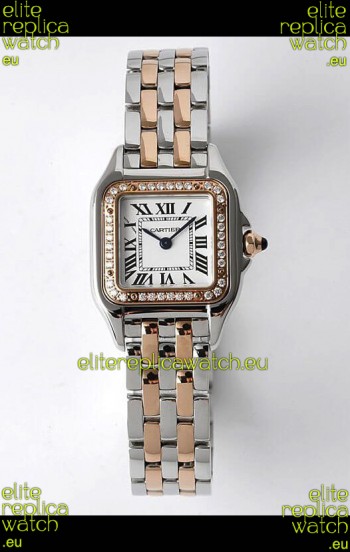 PANTHERE de Cartier Edition 22mm 1:1 Mirror Swiss Watch Rose Gold Two Tone Casing