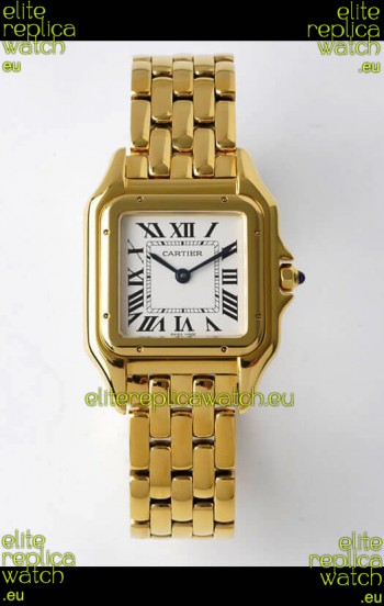 PANTHERE de Cartier Edition 27mm 1:1 Mirror Swiss Watch Yellow Gold Casing