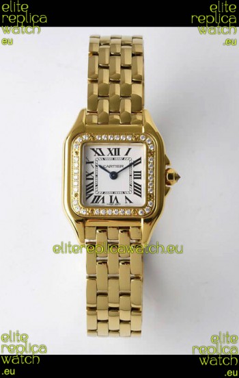 PANTHERE de Cartier Edition 22mm 1:1 Mirror Swiss Watch Yellow Gold Casing