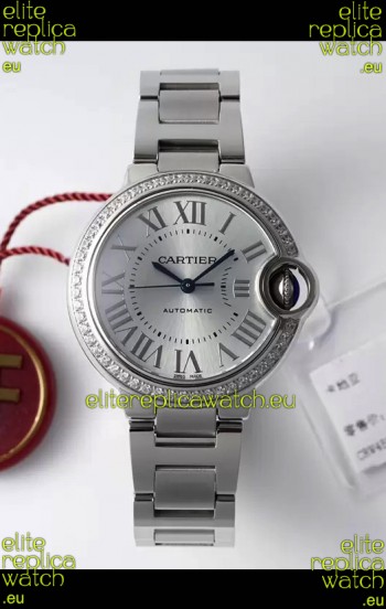 Ballon De Cartier Swiss Automatic 1:1 Mirror Quality 33MM in Steel Casing