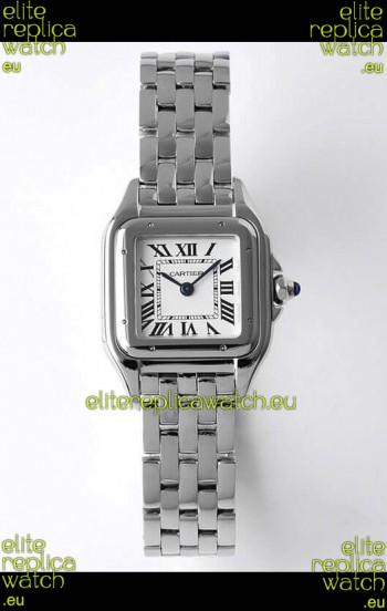 Cartier PANTHERE Edition 22MM 1:1 Mirror Quality Swiss Replica Watch in White Dial - Diamonds Bezel