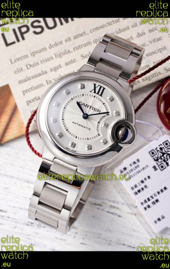 Ballon De Cartier Swiss Automatic 1:1 Mirror Quality 33MM in Steel Casing