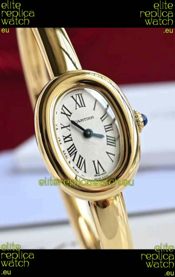 Baignoire De Cartier Yellow Gold Super Clone Quartz Replica Watch