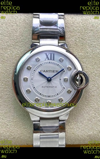 Ballon De Cartier Swiss Automatic 1:1 Mirror Quality 33MM in Steel Casing 
