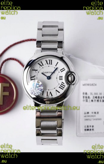 Ballon De Cartier Swiss Quartz 1:1 Mirror Quality 28MM in Steel Casing