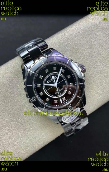 Chanel J12 38MM Black Ceramic Case Watch Automatic 1:1 Mirror Replica Watch