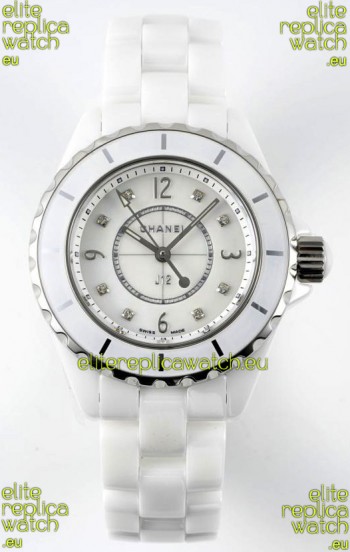Chanel J12 Ladies White Ceramic Casing Watch 1:1 Mirror Replica Watch 