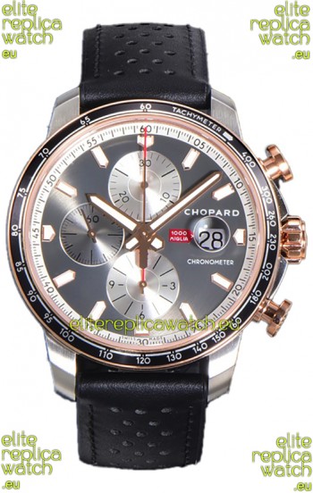 Chopard Mille Miglia GTA Chronograph Two Tone 1:1 Mirror Replica - Steel Dial 