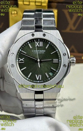 Chopard Alpine Eagle Stainless Steel Green Dial Super Clone Replica Watch 
