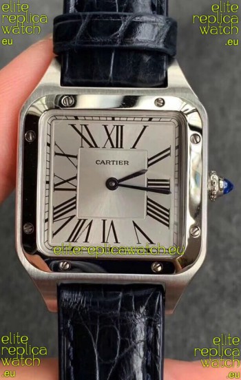 Cartier Santos Dumont 1:1 Mirror Swiss Replica Watch in Steel Casing 42MM 