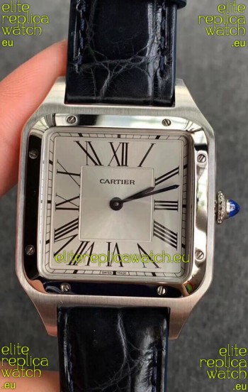 Cartier Santos Dumont 1:1 Mirror Swiss Replica Watch in Steel Casing 38MM