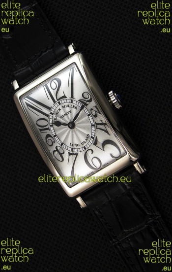 Franck Muller Long Island Ladies Replica Watch in Swiss Quartz Movement Black Strap 